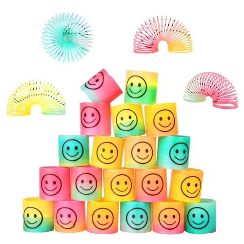 24 Stuks Regenboog Spiraal Jump Magic Regenboog Puzzel Cadeau voor kinderen verjaardag feest Favors Regenboog Spiraal voor kinderen verjaardag cadeau