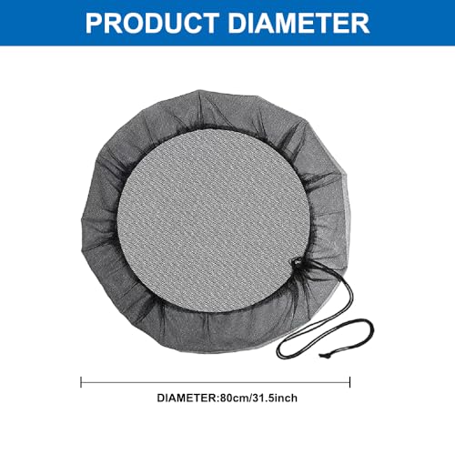 Pak van 2 hoge kwaliteit regenton cover tegen bladeren, regentonnet, verstelbare regenton cover, regentonnet, muggen muggen en muggenlarven