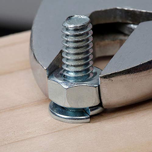 Veerringen M8, Split Ring, Helix Lock Galvanized Steel, Single Coil Square Cross Section Washer, pakking Ring voor 8mm Bolt/Screw DIN 127 (Pack van 25) 5