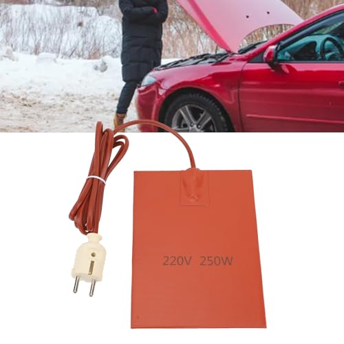 200°C Snelle silicone verwarming Mat 150X200mm, dun flexibel, gemakkelijk te gebruiken voor industriële apparatuur Pijpleidingen, EU-plug 220V 4