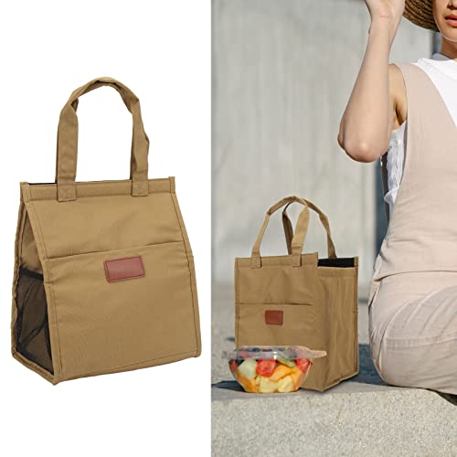 Lunchzak, waterdichte thermische koeltas voor kantoor (Khaki)