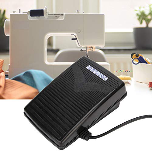 Voetpedaal, voor naaimachines (220 V), variabele snelheid en vermogenskabel voor zanger 974 naaimachines (EU-plug) 4