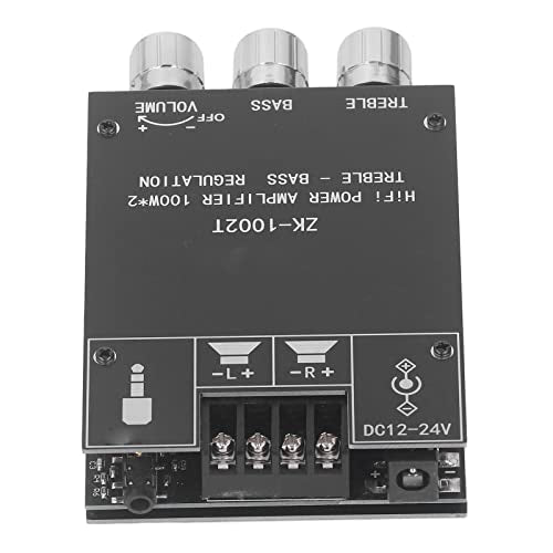 ZK-1002T 100W*2 5.0 Versterkerkaartmodule met bas en hightone control, two-channel stereo, DC 12-24V - voor Home Theater en Subwoofer 4