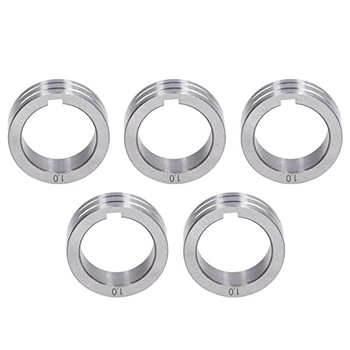 5Pcs Draad Voeding Drive Roller 0,8-1.0mm Lasdraad Voeder Roller Groove Voeding Guide Wiel voor Lasmachine Draad Voeding