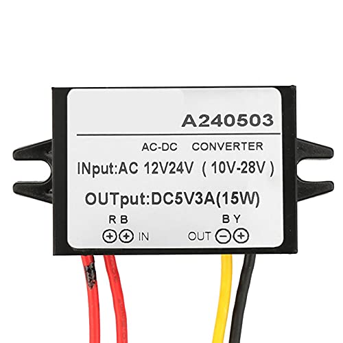 DC 5V Converter AC 12V 24V naar DC 5V Buck Converter Voltage Converter Module AC-DC Stap omlaag Voeding Module voor Car Truck Boat Waterpomp(3A)