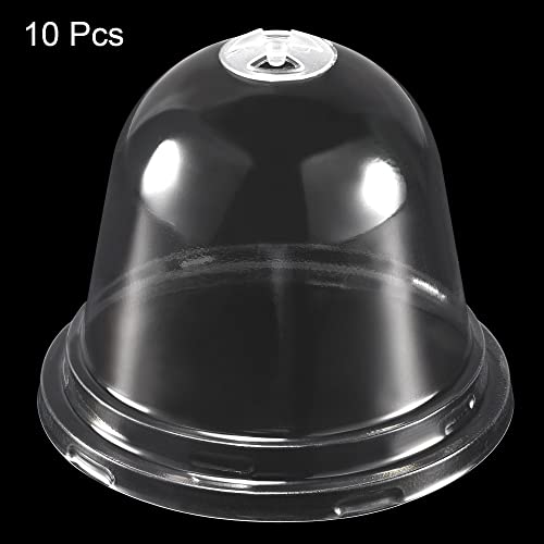 10,5 cm Tuin Bell Dome 10 Packs Ronde Plastic Vochtbescherming Plantenbescherming Hoes voor Garden Greenhouse Clear 3