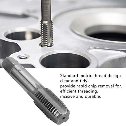 2 st. High Speed Steel Metric Thread Tap, Straight Whistle Thread Tap Tap Hand Thread Tap Metric Plug Taps (M20x2.5)