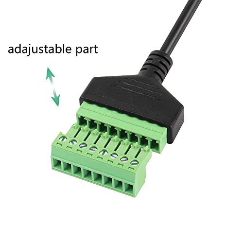 RJ45 Schroef Terminal RJ45 Man tot 8 Pin Schroefblok Terminal Solderless Kabel voor Cat5/6/7 Ethernet Extender AV CCTV Network Adapter (UP) 3