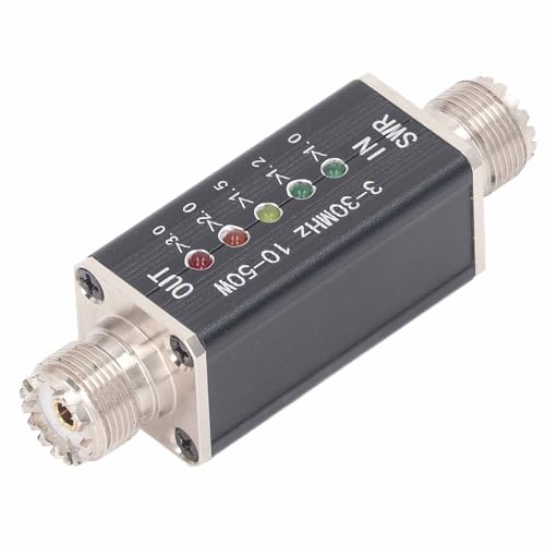 Meter SWR Meter Portable Short Wave Standing Wave Meter Power Meter voor het testen van SWR vermogen, tot 200W Power Type C Professional Netwerkanalyser van