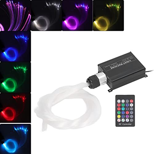 Fiber Optic Lights Star Ceiling Light Kit, Telefoon App Control Geluid geactiveerd 16W RGBW Twinkle, Music Effect Star Ceiling Sky Light 5