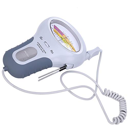 AUTO CL2 Chloor- en pH-tester met sonde - Waterkwaliteitsanalyser en elektronische CL-tester voor zwembad met vulaccessoires 4