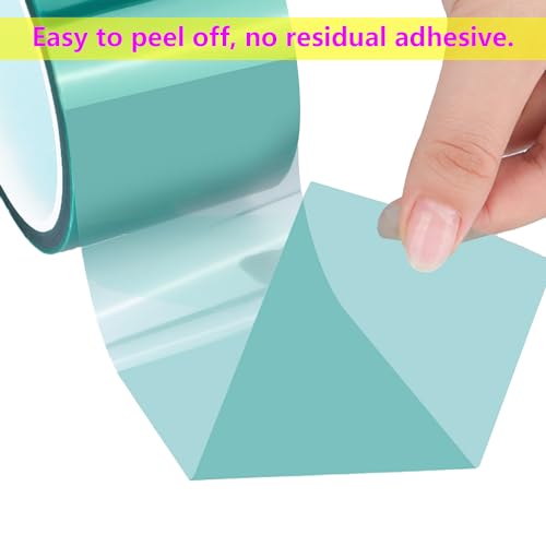 1 Roll hittebestendig plakband, 15mm x 33m, hoge temperatuur PET tape voor Solderen, Circuits, Groen 3