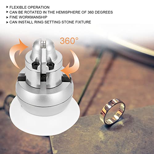 Sieraden gravure Vise Graver Tool, Universele Rotatie Basis bevestigingsblok sieraden Graveren Vise Graver Tool, Bal Vise Gravure Setting Tool, Sieraden Gravure Block Ready