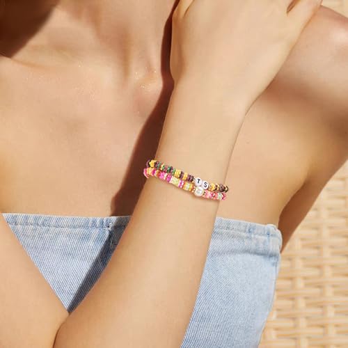 7 onderdelen Polymeer Kleikralen Disc Coin Pastel Kralen Bloem Klei Kralen voor DIY Hawaii armband oorbellen sieraden maken 5