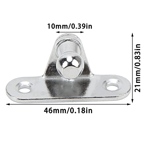2Pcs Gas Spring Mounting Bracket, 10mm Ball Bolt Metal Universeel voor motorfiets Trunk, boten, caravans
