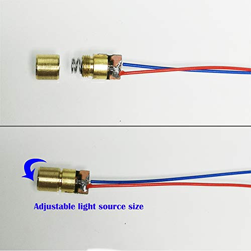 15st Mini 3V Laser diode Laser Module Laser Point Diodes Laser Dot Laser diode Module hoofd diode 650nm 6mm 5