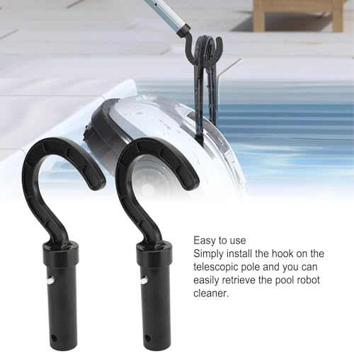 2 st Robot Zwembad Cleaner Hook, Zwembad Hooks voor Polen ABS Algemeen Zwembad Stofzuiger Robot Telescopische Pole Hook Accessoires Hook voor Robot Zwembad Cleaner 4