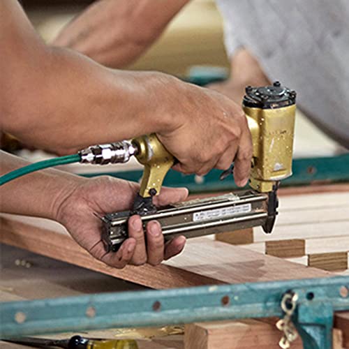 P625 Pneumatische Brad Nail Nagelpneumatisch Nail Nail Nail Air Heater met 100 Piece Bonding Nail Gun Staple Gun Fast Air Return Duurzaam voor, Standaard 3