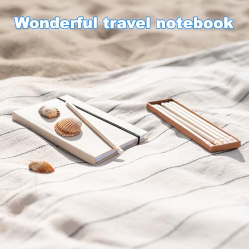 Waterverf Journal, 24 vellen 100% Katoen, Cold Pressed Waterverfpapier, Handboek, Sketchbooks, 150lbs/300g/m2, Coarse Lines for Art Painting, Draftsman, Blauw 5