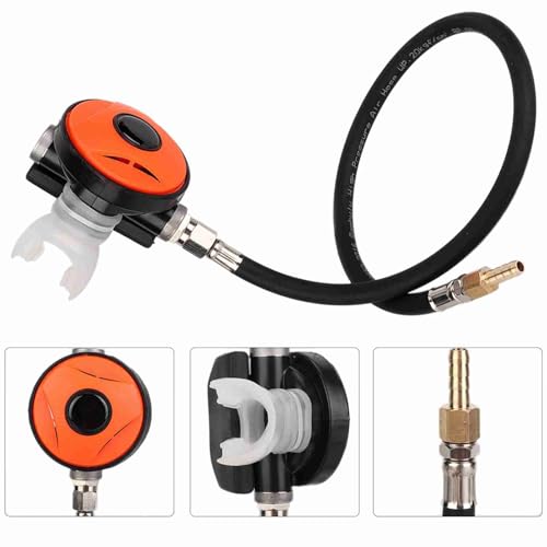 Scuba Dive Explorer 2e fase Regelgever met Mondstuk, Premium Hars en Siliconen Duikapparatuur, Vervangings Nozzle voor Duikregulator 5
