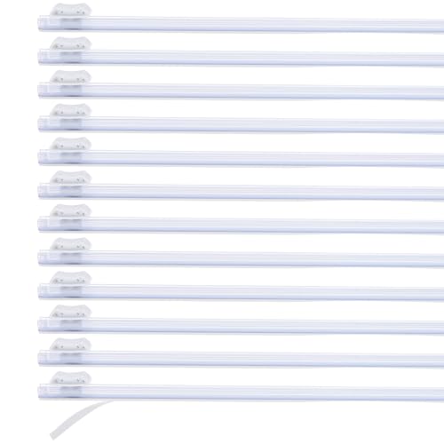 12 st Plastic Wrap Cutter, 13 inch Plastic Wrap Slide Cutter Zelfklevende installatie Vervanging voor aluminium Foil Wax Paper Wrap Dispenser, Wit