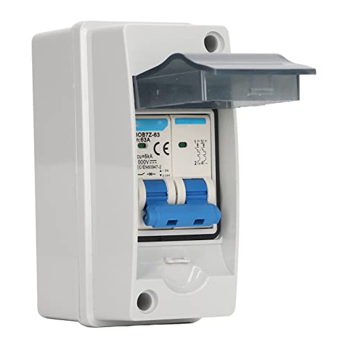 DC Disconnect Switch, PV Solar PV System Surge Protector IP65 Waterdichte Miniature Circuit Breaker 63A 1000V