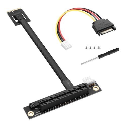 M.2 NGFF sleutel A+E tot PCIe X8 extenderkabel M.2 tot PCI-E 8X Vrouwelijke Riserkabel voor M2 2230