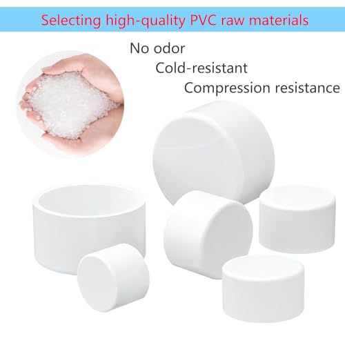 1 stuk PVC pipe caps 110 mm, afvoerbuis eindkap dop plastic pluggen 5