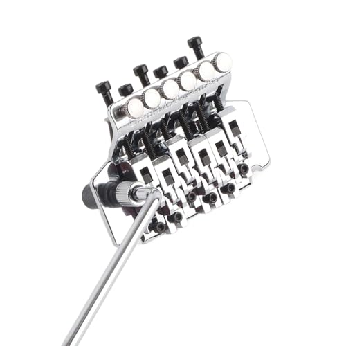 Goud, zilver, zwart Floyd Rose Double Locking Tremolo Bridge voor elektrische gitaar - Vibrato System voor verbeterde prestaties (SILVER) 4