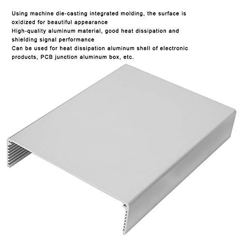 Aluminium behuizing geval HIFI buis versterker Aluminium Shell elektrische kolen aluminium Shell Gps Analyzer Shell 80x160x220mm Uitlaatdozen 5