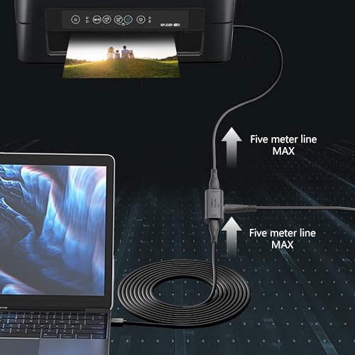 USB C naar USB Een signaal booster adapter 5 Gbit/s uitbreiding 10m lange bereik signaal booster connector met USB C 15W power poort