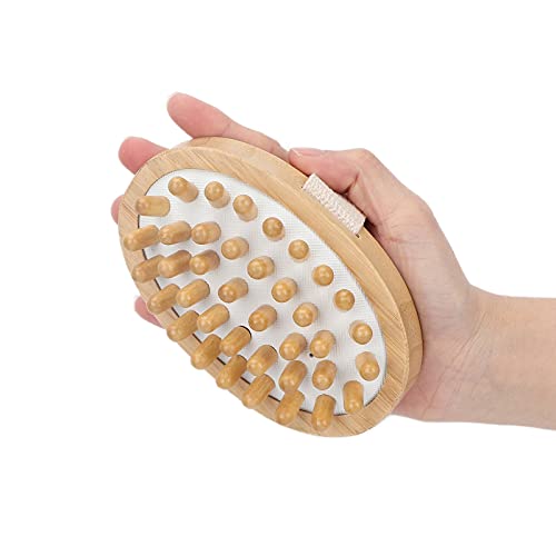 Droge borstel Borstel, Natuurlijk Hout Hout Massager Voet Cactus Huidborstel Lymfatische Drainage Massager Borstel Cellulitis Verwijdering Penselen, Zachte Massage Knotten Drain Lymfatische Massage in Bad