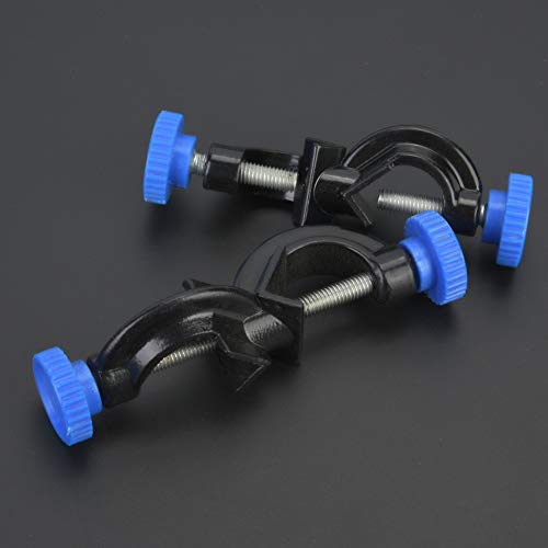 Cross Clamp, 2Pcs Aluminium Sprayed Cross Clamp Stand Clamp houder voor laboratorium, zwart, Classic 4