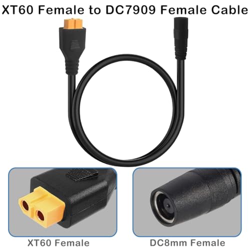 Power Cable DC 8mm to XT60 14AWG DC7909 Bus to XT60 Busadapter voor zonnepanelen Portable Power Supply Lipo RC Batterij Portable Power Supply (1m) 3