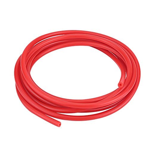 Auto Auto 4mm 5m Siliconen Vacuümbuis slang Silicon Tubing Universal(RED)