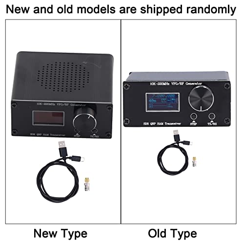 Mobiele SDR QRP HF Transceiver VFO functionele RF Generator met USB-kabel 10K‐220MHz 3