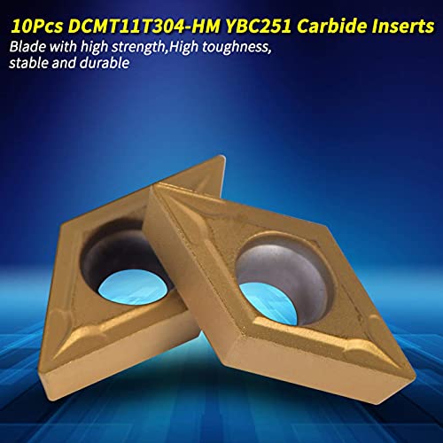 10 st CNC Carbide Draaibank Invoegen Vane Draaibank Gereedschap voor Sdjcr houder Invoegen Diamond Vorm Tips Blade 5