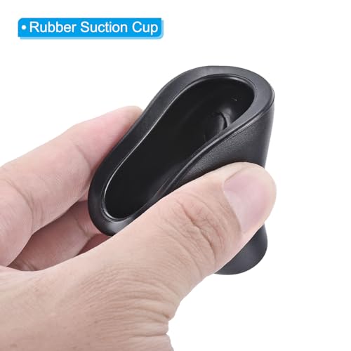 Golfbal Retriever Grabber, 2 Pack Putter Grip Zuig Cup Pickup terug Opslaan voor Picker Top Tube Handvat, Zwart 5