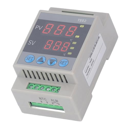 220VAC DIN Micro temperatuurregelaar -50°C tot 120°C Hoge nauwkeurigheid Digitale weergave Thermostaatmodule met eenvoudige bediening en 2 controlemodi voor verwarming 3