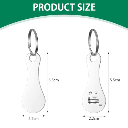6 stuks Trolley Token Universal Winkelwagen Token Winkelwagen Verwijderaars gemaakt van roestvrij staal voor het vrijgeven van Supermarkt Trolleys winkelwagen Token Tool Accessoires