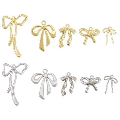 20 stuks holle strik bedels diverse strik hangers legering unieke strik bedels voor doe-het-zelf oorlog ketting opknoping ornamenten sieraden maken