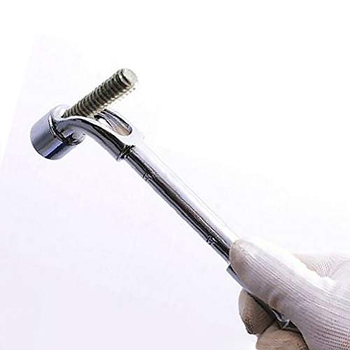 Tubular Socket moersleutel Dubbele moersleutel L Type Angled Elleboogsleutel voor thuis- en fabrieksgebruik (17mm) 4