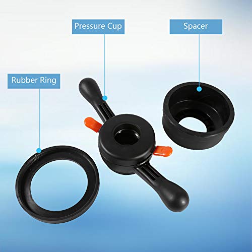 Wheel Balancer Band verandering gereedschap, 40mm/38mm/36mm Wiel Balanceerder Quick Release Wing Nut & Pressure Cup Hub Shaft Nut Vier Wielen Balanceren 4