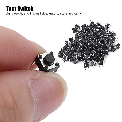 100Stuks Momentaire Tactiele drukknop Mini Micro Tact Switch Accessoires 6x6x5mm Miniatuur Micro-tactiele schakelaar 4