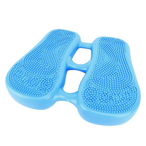 Opblaasbare stepper Opblaasbare traptrap Stapper Multifunctionele Fitness Oefening Air Stepper Voetmassage Balance Board helpt trainen beenspieren (BLUE)