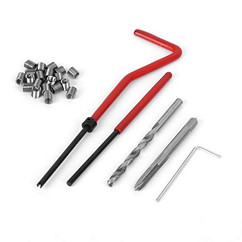 25 st. Draad Reparatie Kit, M4 Zelfsluitend Insert Kit Blinde Gat die Delen voor het Machinaal bewerken van Draad Spark Plug Draad Reparatie Kit machinaal bewerken