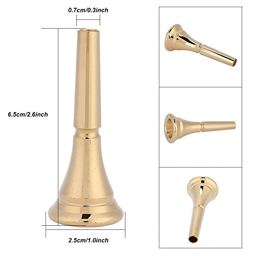 Horn Mundst 1ck, Brass Mundst 1ck Franz? sisch Horn Ersatz Zubeh?r 3