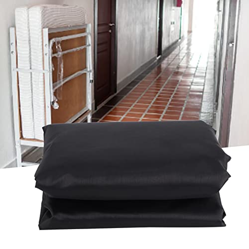 Zwart Portable Folding Bed Cover Meubels Stofdichte Beschermhoes voor binnen en buiten Opvouwbare Bed Opberghoes(102 * 33 * 104cm) 4