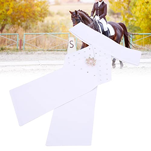 Manege Tie Equestrian Competition Neckwear Pre Tied Riding Stock Tie For Cotton Horse Show Tie Equestrian Show Wedstrijd