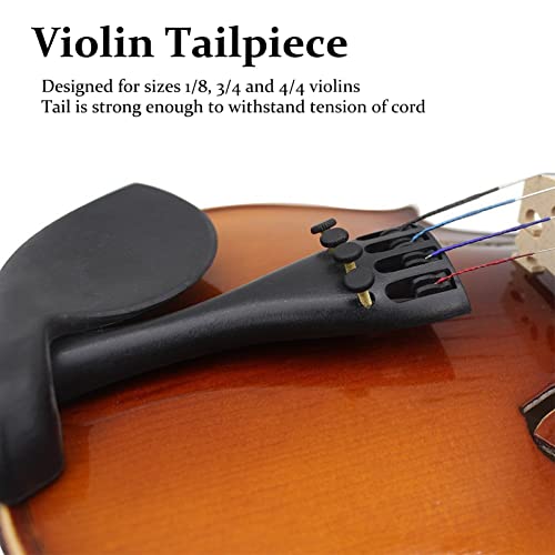 4 Finetuners Viool Finetuner Tailpiece Aluminium Fiddle Tailgut Tailgut Tailpiece voor volledige maat Viool 1/8 3/4 4/4 Maat Onderdelen Accessoires 3